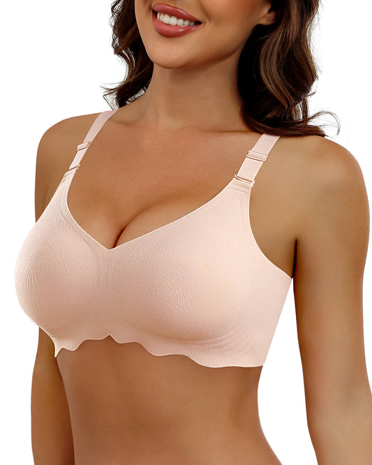 【Big Sale】🔥Lace Seamless Push Up Bra👍No More Sagging Breasts