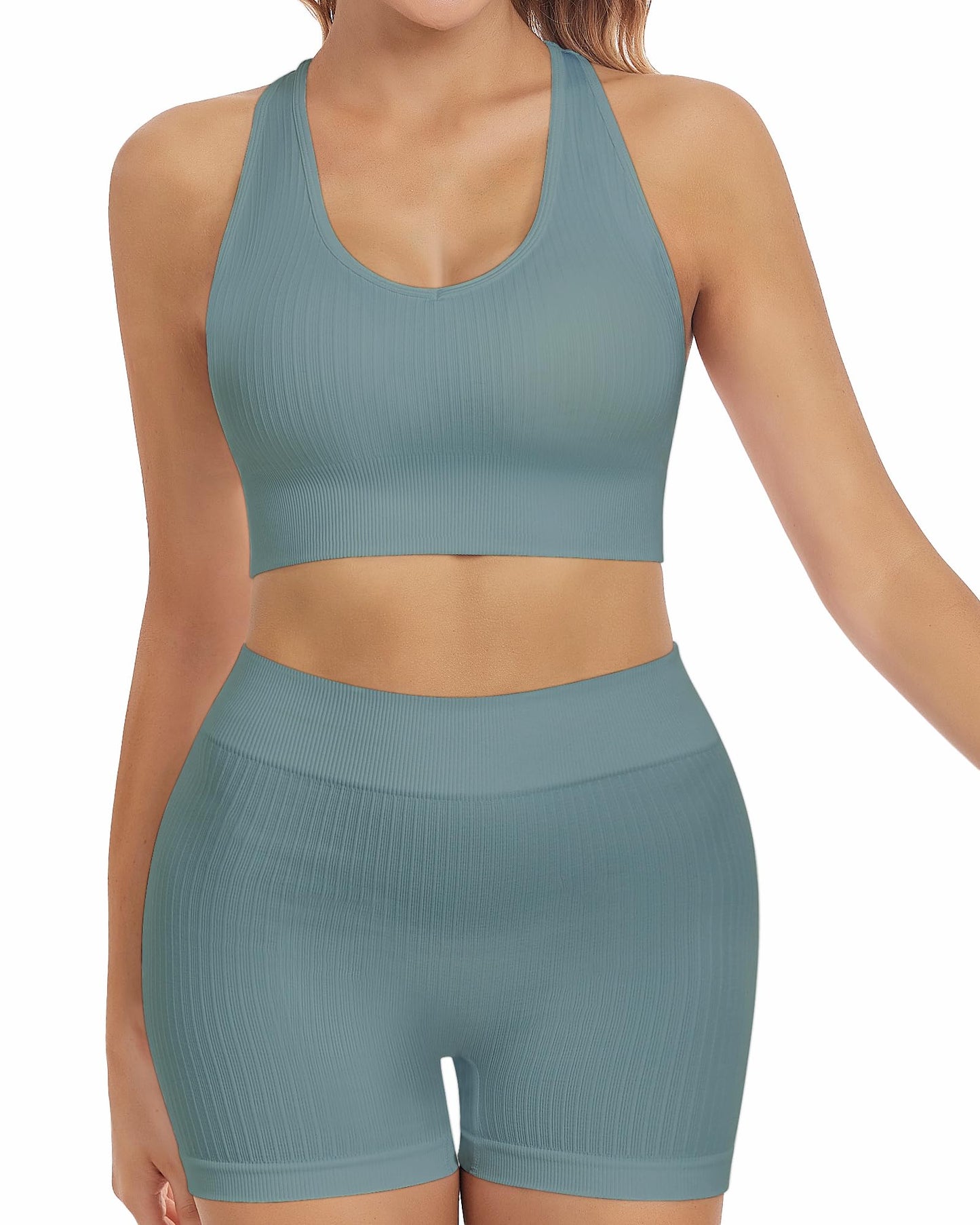 HORISUN Workout Sets Two Piece Outfits for Women