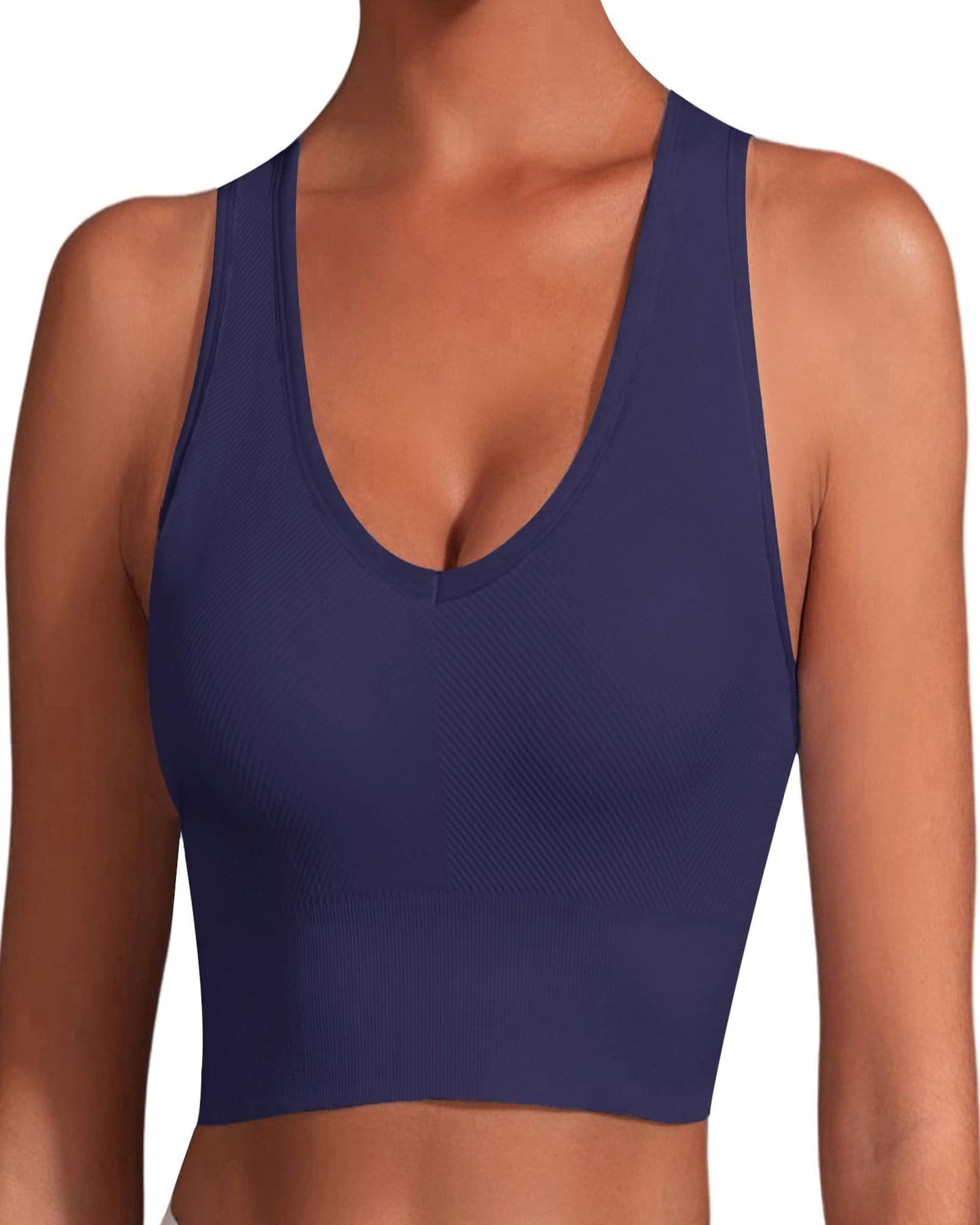 HORISUN Wireless V Neck Sports Bras
