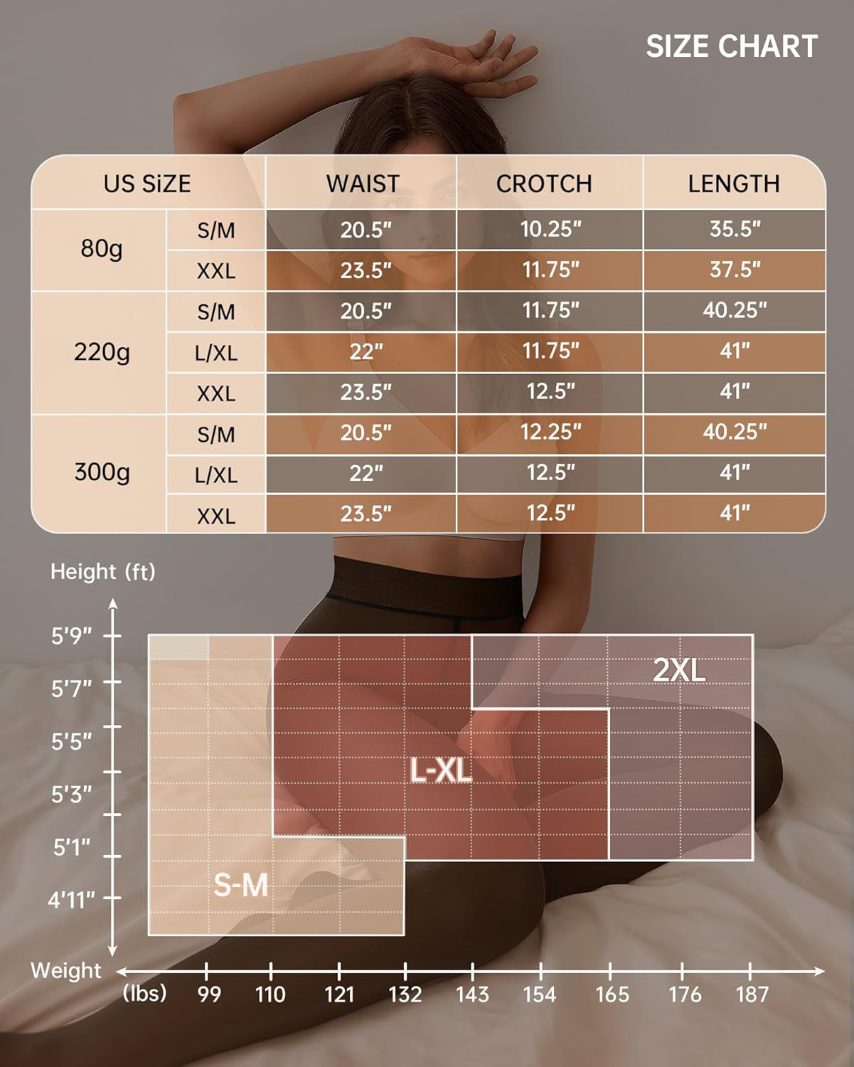 Women Fleece Lined Leggings Sheer Fake Translucent Pantyhose Thermal High Waisted Footed Opaque Tights