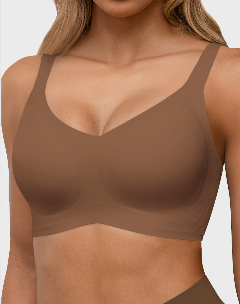 Comfort V Neck Bralettes Seamless Bras