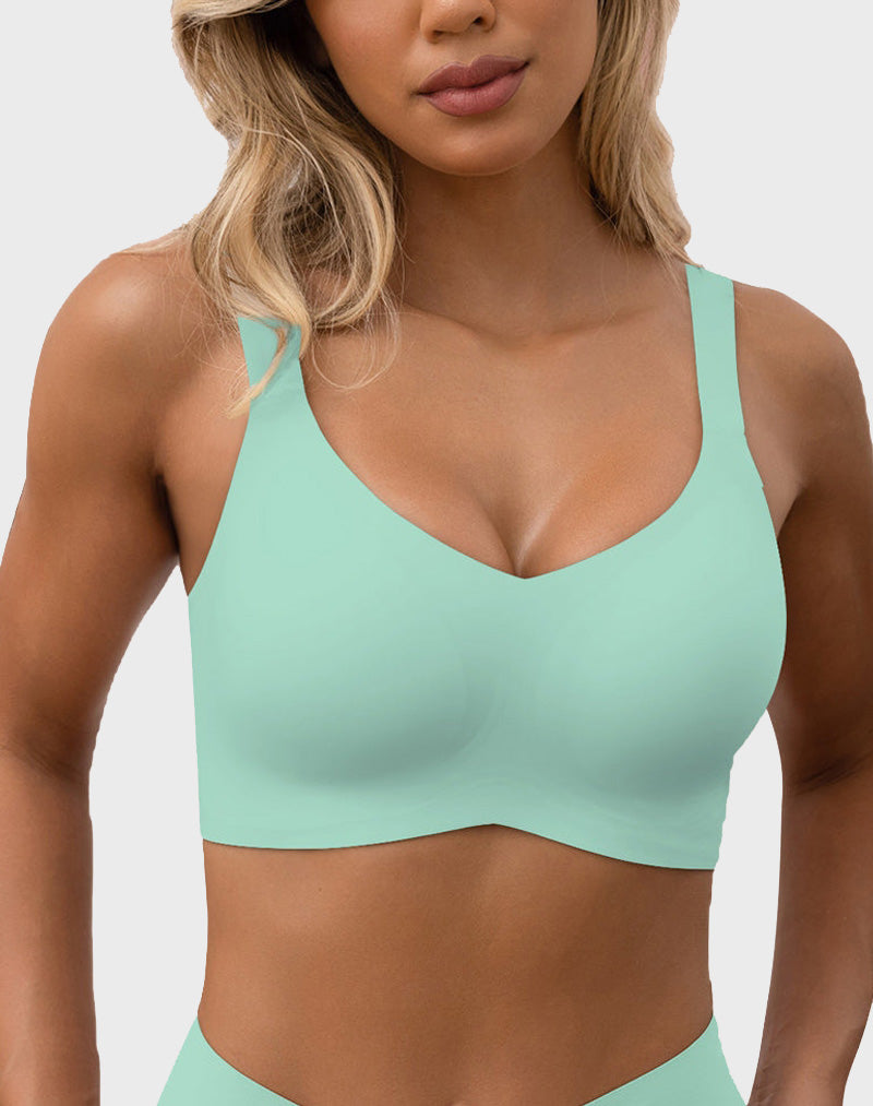 Comfort V Neck Bralettes Seamless Bras