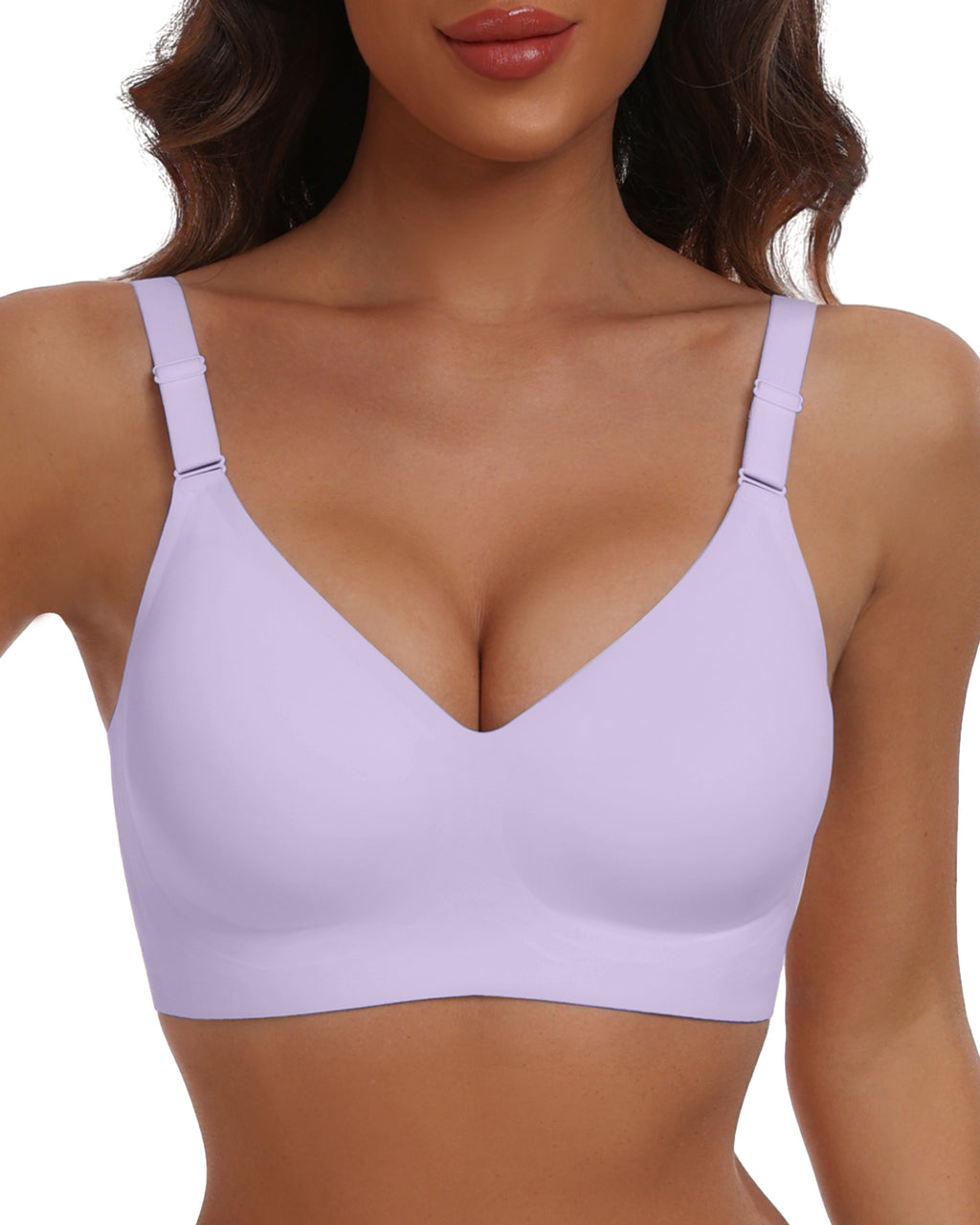 HORISUN Comfortable Seamless Full Coverage Bra for Women Wireless Bras with Soft Support Regular and Plus Size