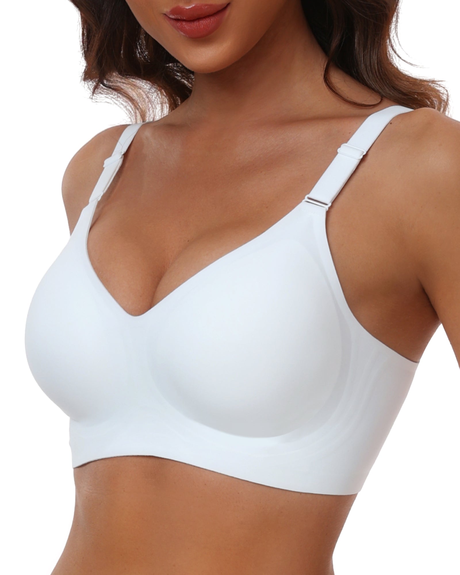HORISUN Comfortable Seamless Full Coverage Bra for Women Wireless Bras with Soft Support Regular and Plus Size