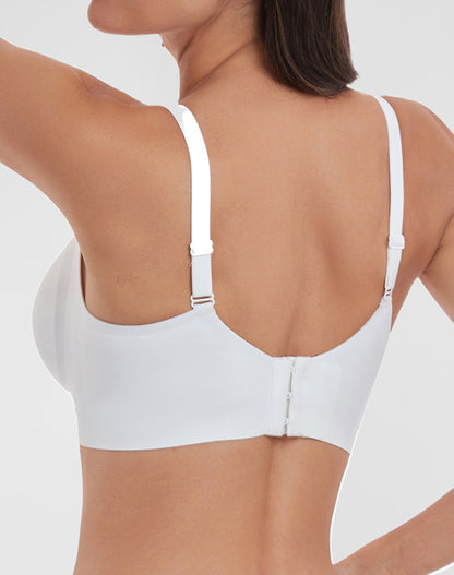 Deep V Full Coverage Push Up Bra