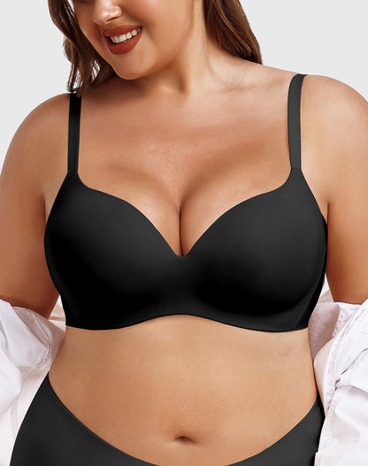 B-F Cup Seamless Push Up Bras