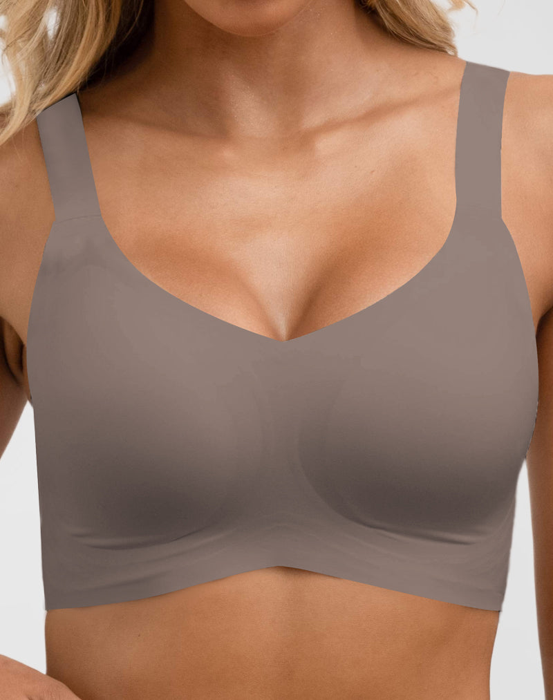 Comfort V Neck Bralettes Seamless Bras