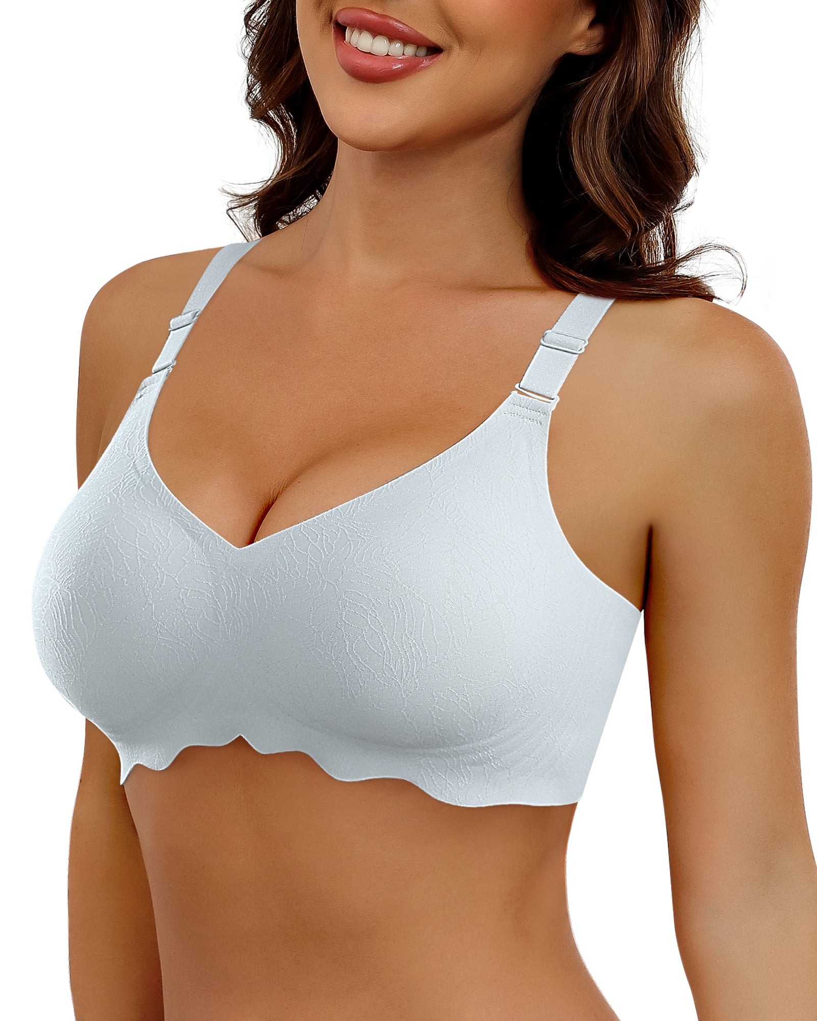 【Big Sale】🔥Lace Seamless Push Up Bra👍No More Sagging Breasts