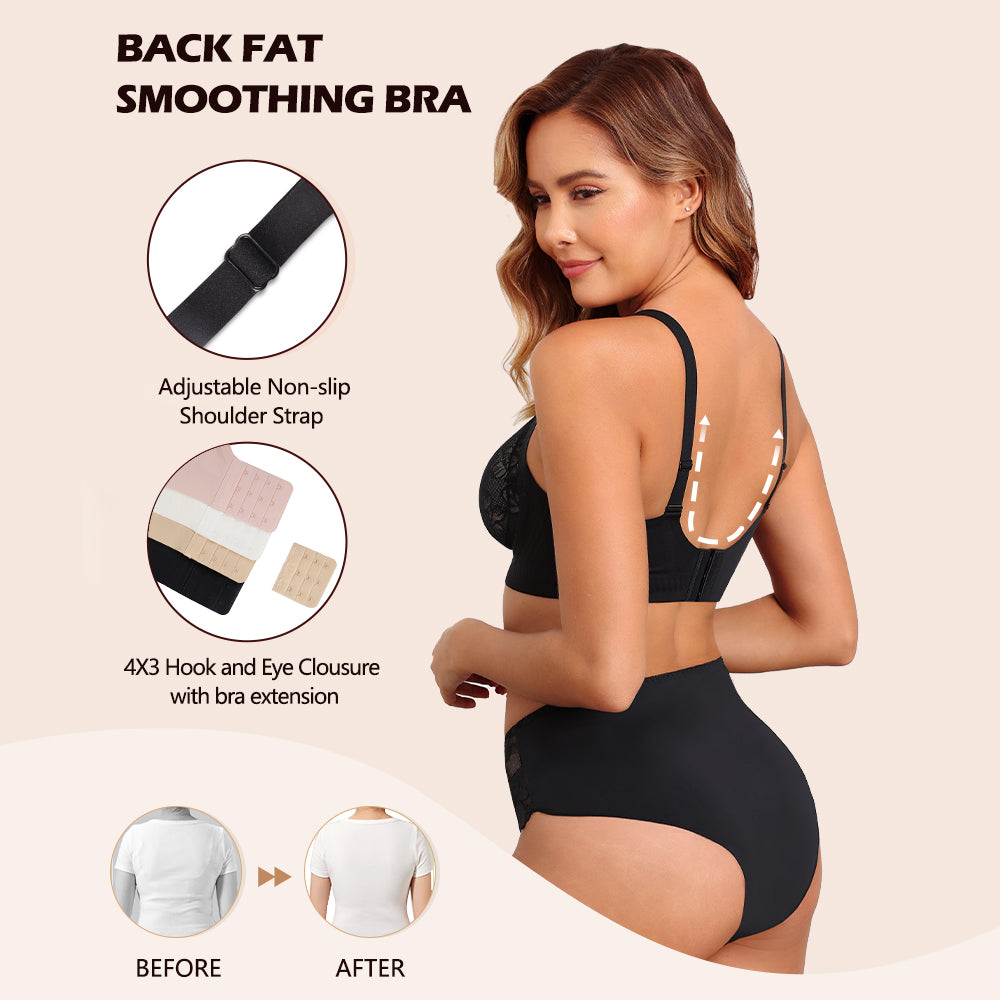 Jelly Bras for Women No Underwire Lace Seamless Wireless V Neck Push Up No Wire Full Coverage Bralettes