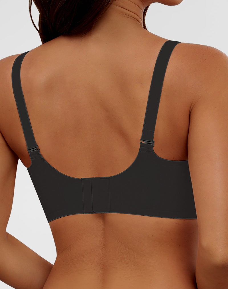 Wave Fashion V-Neck Seamless Full Coverage Bra