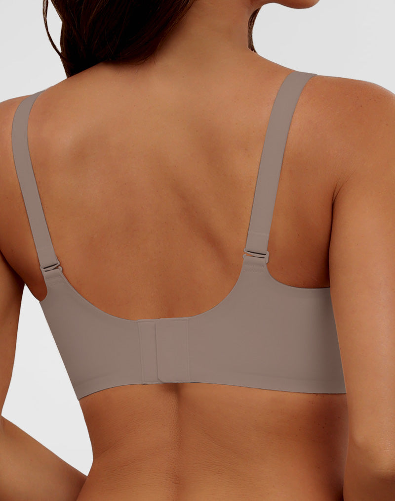 Wave Fashion V-Neck Seamless Full Coverage Bra