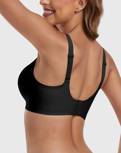【Big Sale】🔥Wireless Deep V Scalloped Push Up Bra
