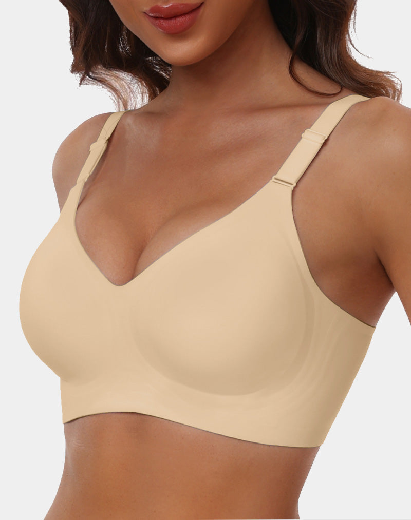 V Neck Seamless Bra