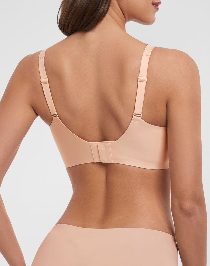 Deep V-Neck Seamless Bra