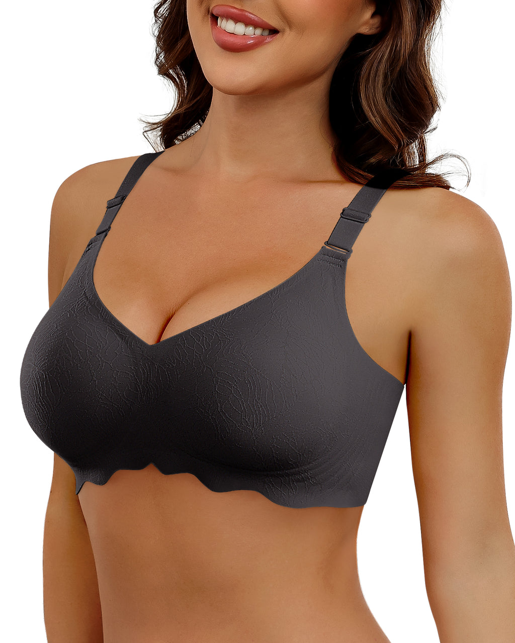 【Big Sale】🔥Lace Seamless Push Up Bra👍No More Sagging Breasts