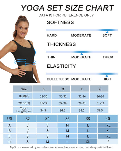 HORISUN Womens Sports Bra Longline Padded Wirefree