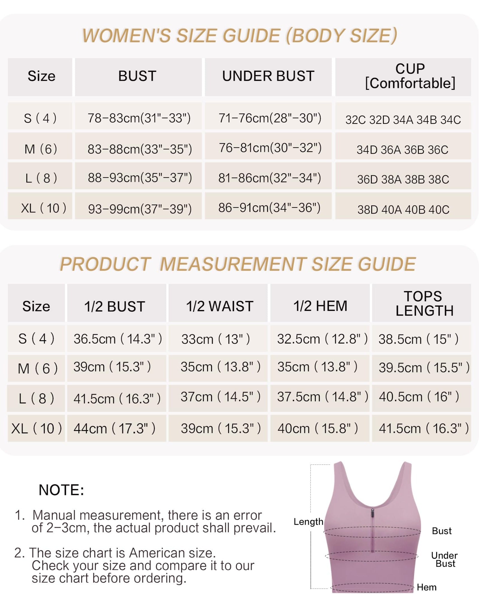 HORISUN  Longline Zip Front Closure Sports Bras