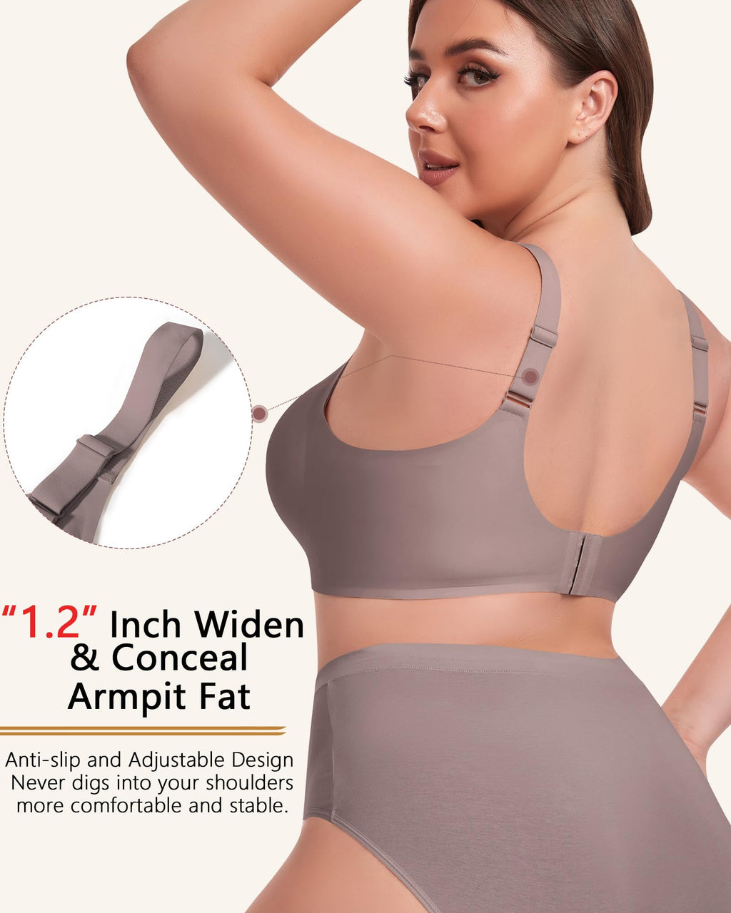 HORISUN®Full Coverage Bralettes Ultra Comfort Wirefree Bras