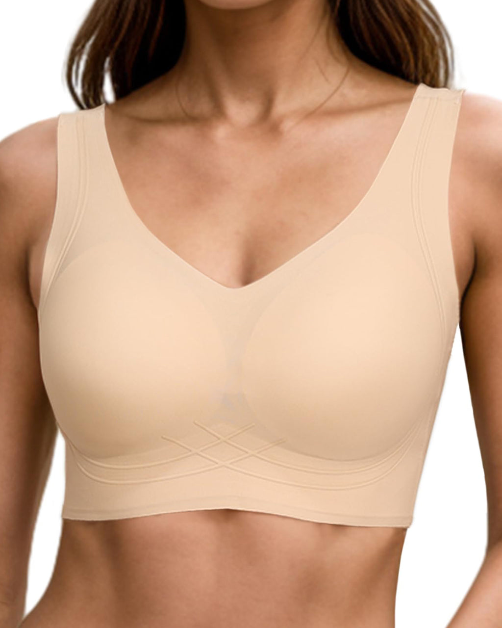 HORISUN® Seamless Bras Wireless Full Coverage Padded Bras