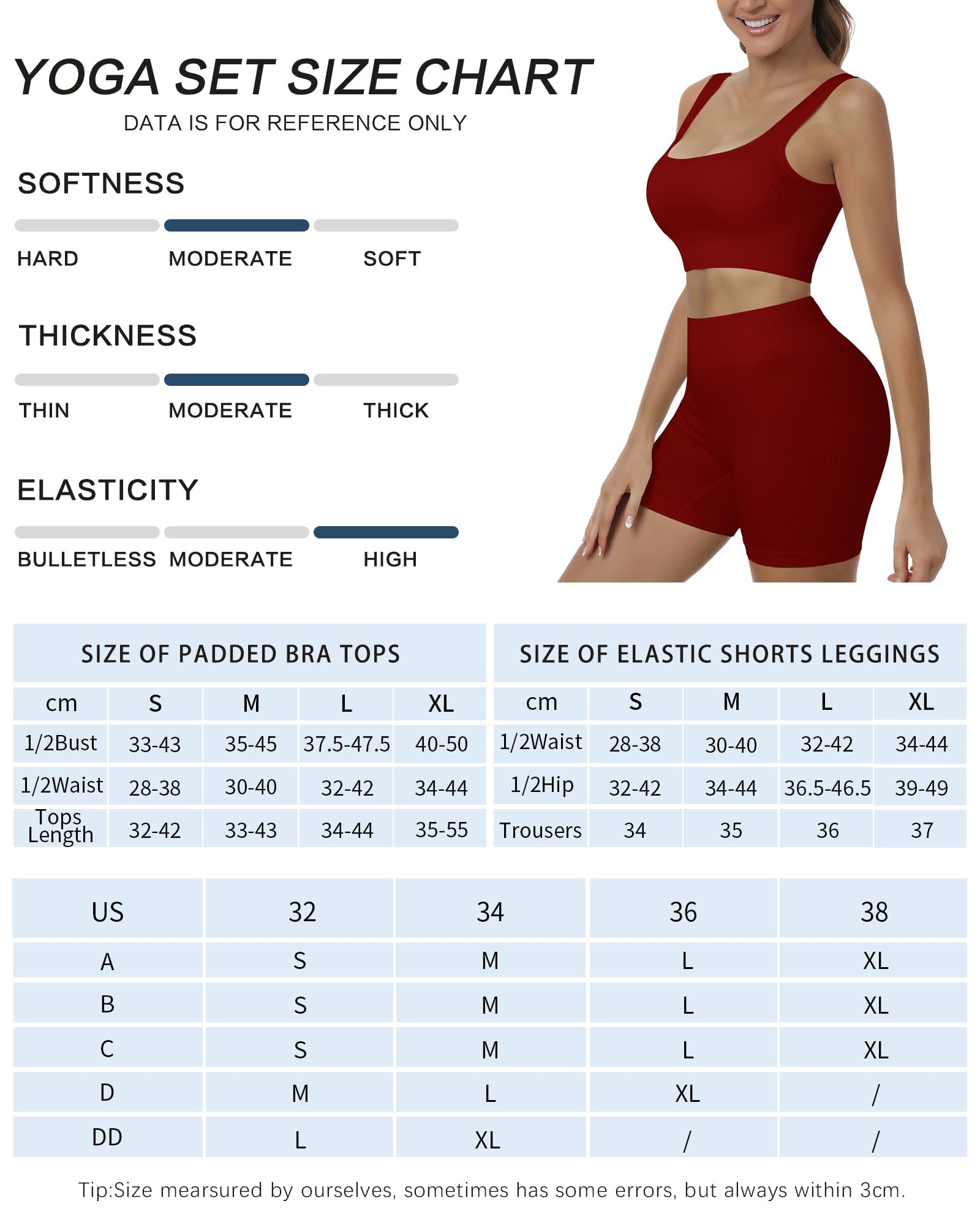 HORISUN Women Workout Sets 2 Piece Yoga Outfits