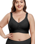 HORISUN® Women's Plus Size Wireless Bras V Neck
