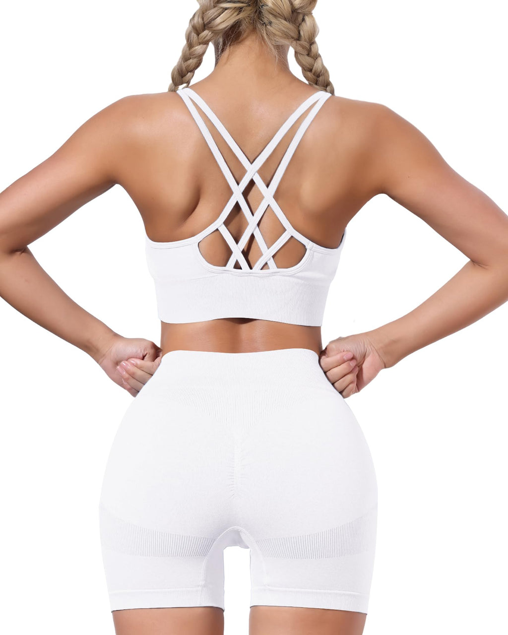 HORISUN Womens Workout Sets 2 Piece Yoga Outfits