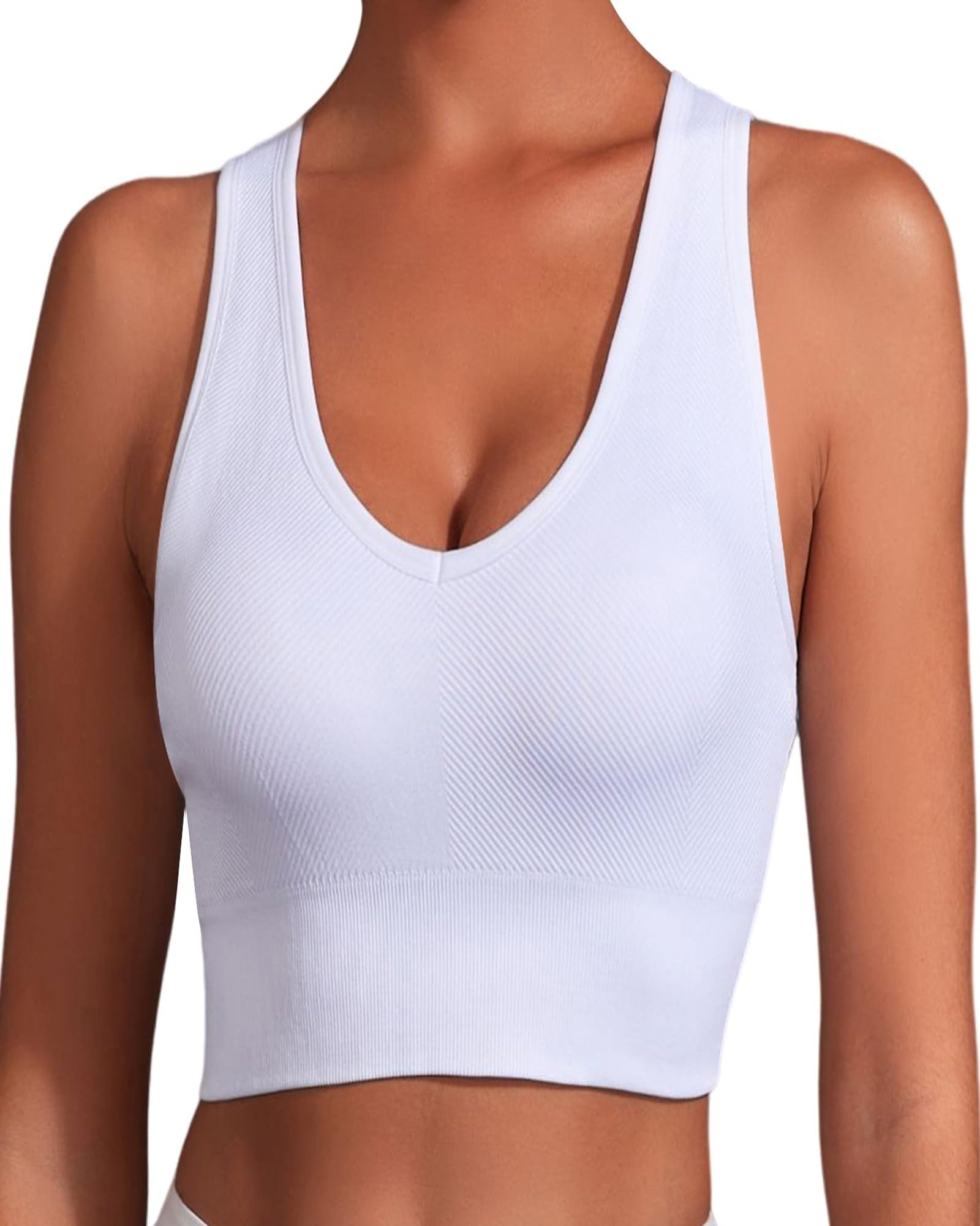 HORISUN Wireless V Neck Sports Bras