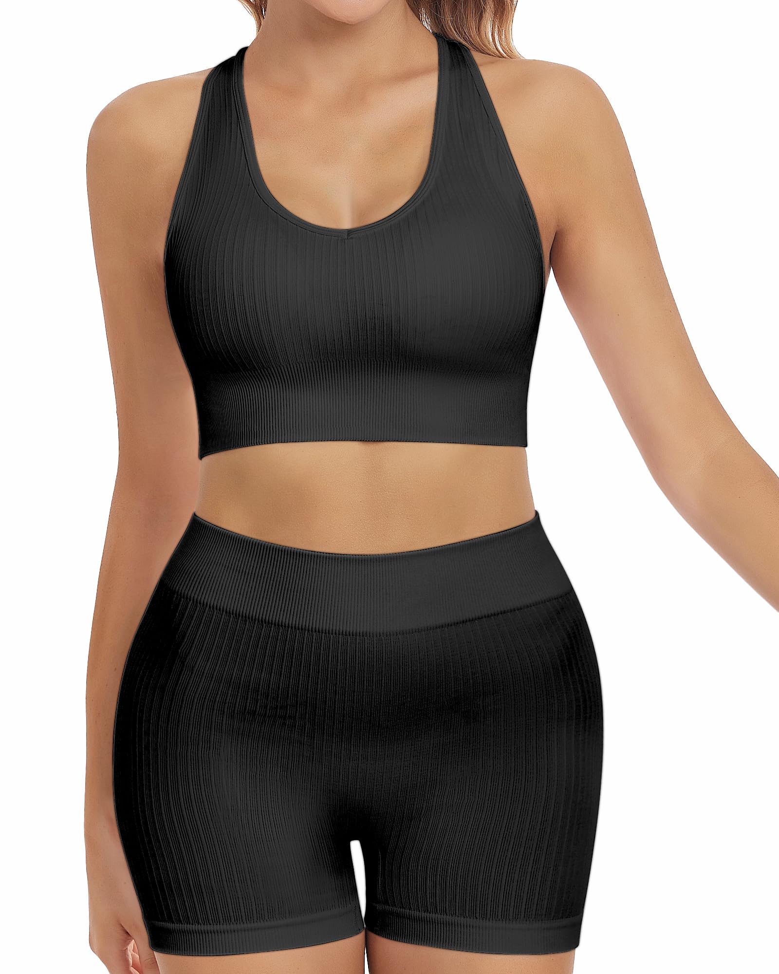 HORISUN Workout Sets Two Piece Outfits for Women