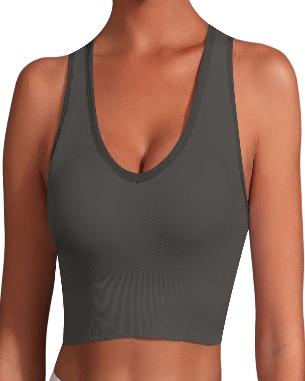 HORISUN Wireless V Neck Sports Bras