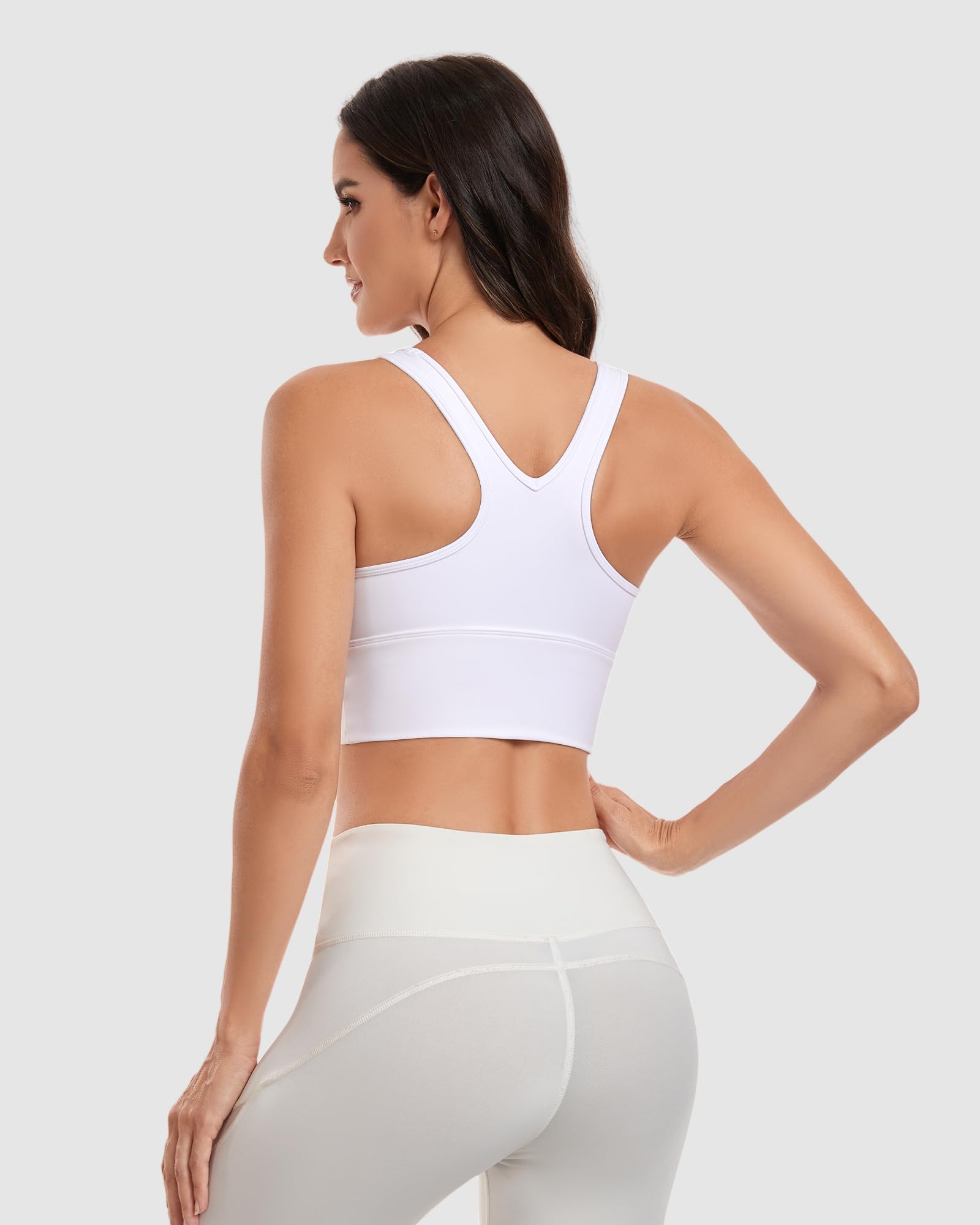 HORISUN V-Neck Longline Sports Bra