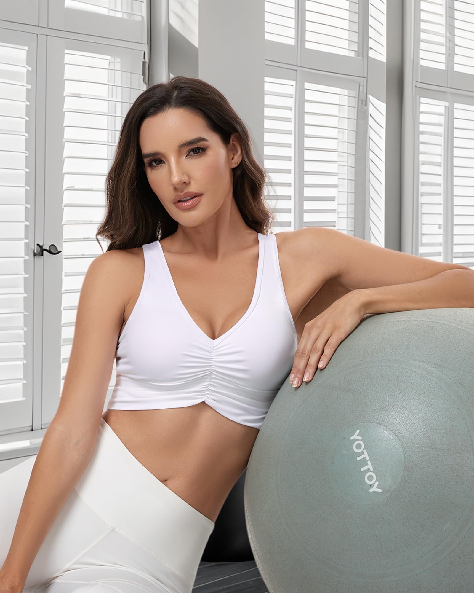 HORISUN V-Neck Longline Sports Bra