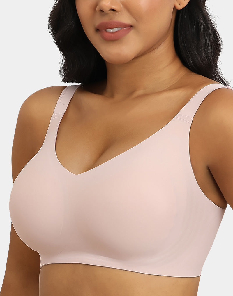 V Neck Push Up Seamless Bras