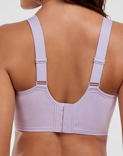 V-Neck Flocking Seamless Bra