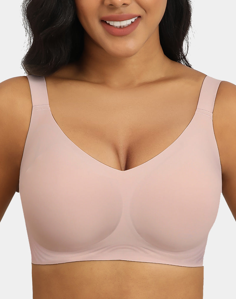 V Neck Push Up Seamless Bras
